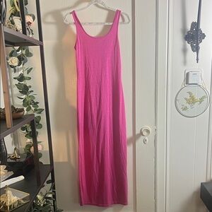 Vibrant Pink Maxi Dress